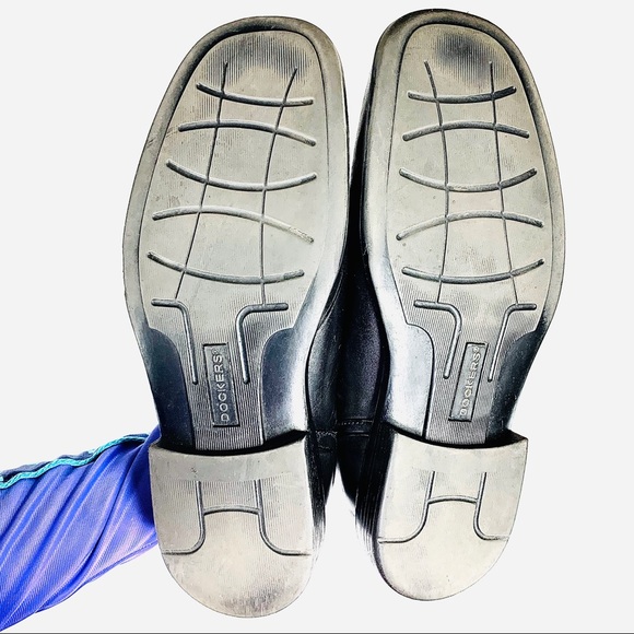 Dockers Loafers Slip on Pro Style Leather Black 9 - Picture 6 of 6